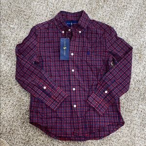 Ralph Lauren boys size 6 button down shirt